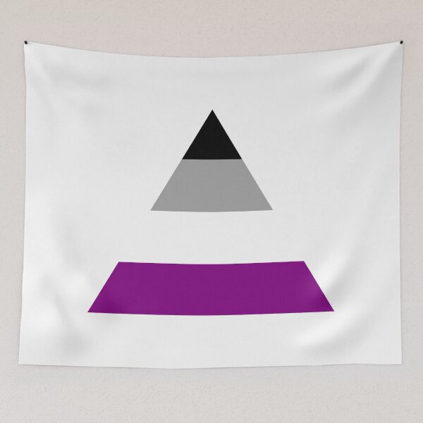 Item preview, Asexual triangle flag designed and sold by Margotte.