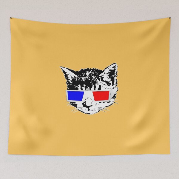 Item preview, Cat in 3D (Gold) designed and sold by kirbeekatz.