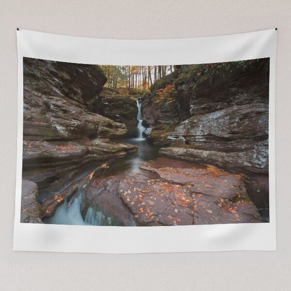Item preview, Green Turns To Gold at Adams Falls designed and sold by Gene Walls.