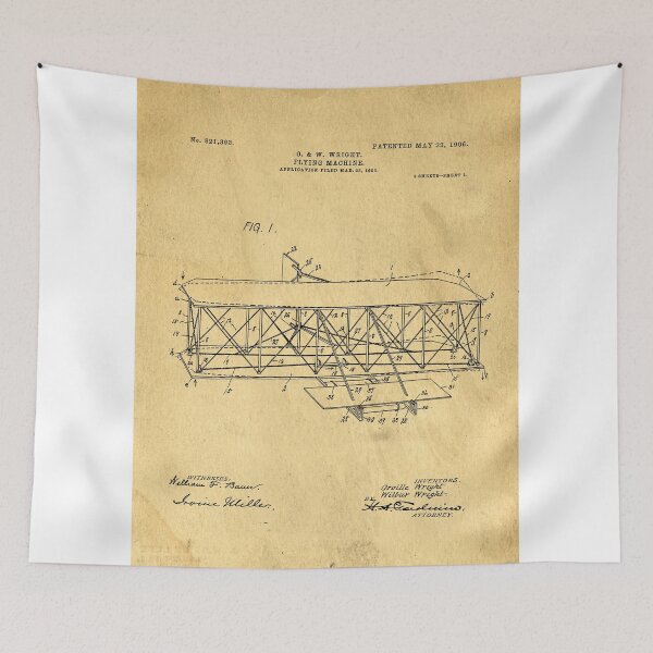 Item preview, Original Patent for Wright Flying Machine 1906 designed and sold by peanutroaster.