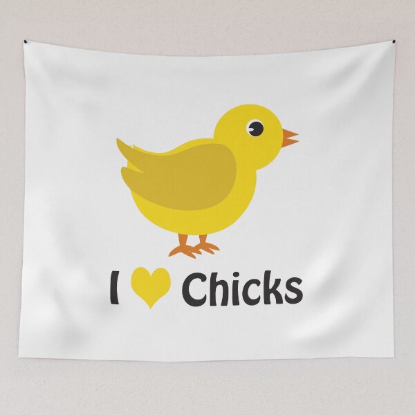 Item preview, I heart (love) Chicks designed and sold by Hedgie Designs.