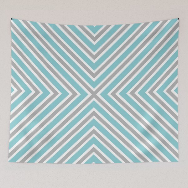 Aperçu de l'œuvre Blue, Gray And White Stripe créée et vendue par KCavender.