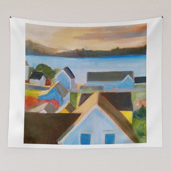 Item preview, Mendocino Village designed and sold by Claire Whitehead.