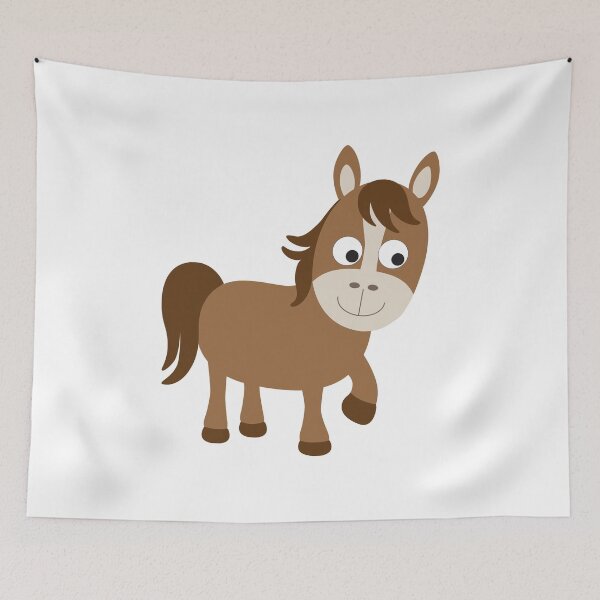 Item preview, Cute Little Brown Horse designed and sold by Hedgie Designs.