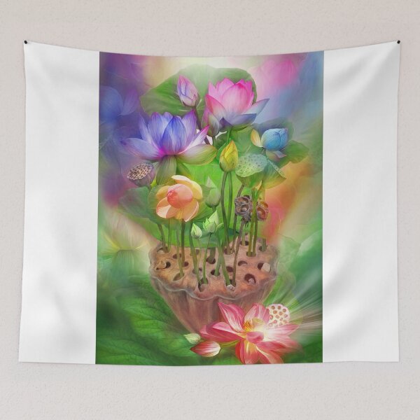 Item preview, Healing Lotus Chakras designed and sold by Carol  Cavalaris.