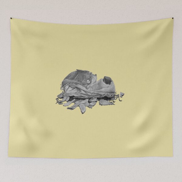 Item preview, Humorous still life art drawing of dog slipper designed and sold by pollywolly.