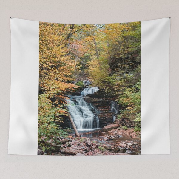 Item preview, Mohican Falls Curtained With Autumn Splendor designed and sold by Gene Walls.