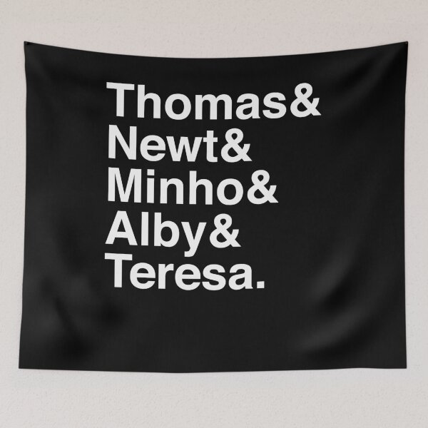 Item preview, Thomas & Newt & Minho & Alby & Teresa. (inverse) designed and sold by Kitmagic.