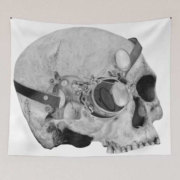 Aperçu de l'œuvre Steampunk Skull créée et vendue par ladykarinsky.