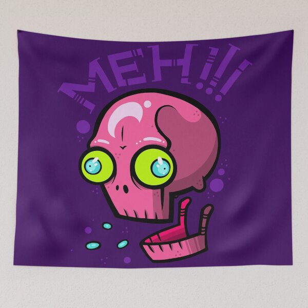 Item preview, Skull Meh designed and sold by artdyslexia.
