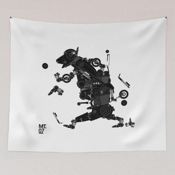 Item preview, black motorbike robo 2 designed and sold by singpentinkhepi.