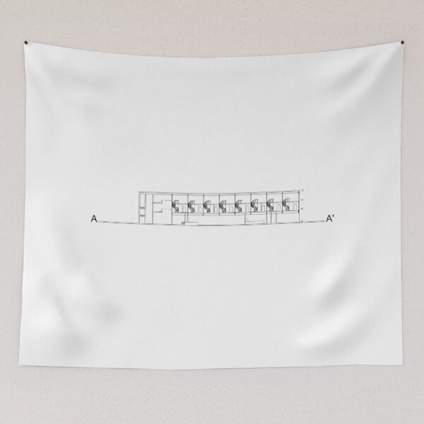 Item preview, section of conference hall and laboratory designed and sold by architectureIT.