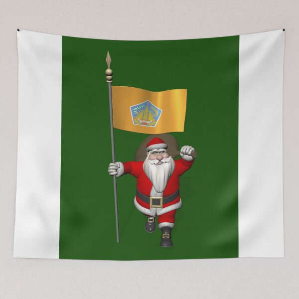 Item preview, Santa Claus Visiting Bali designed and sold by Mythos57.