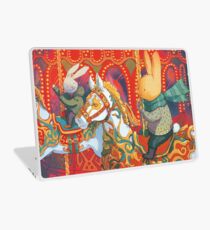Rabbits at the Fairground Laptop Skin