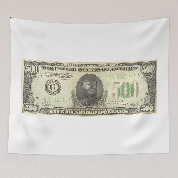Item preview, 500$ collage, gas mask us $ after the next war designed and sold by Krzyzanowski Art.