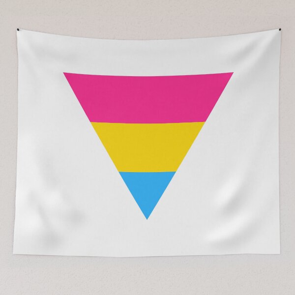 Item preview, Pansexual triangle flag designed and sold by Margotte.