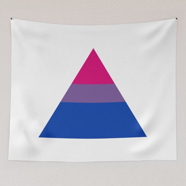 Item preview, Bisexual triangle flag designed and sold by Margotte.