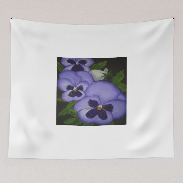 Item preview, Purple Pansies designed and sold by Caroline Everett.