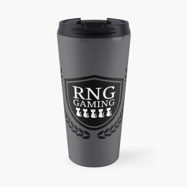 RNG Gaming Logo 2019 Black & White Travel Mug