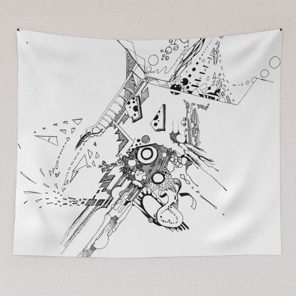 Item preview, Along Those Lines - Pen & Ink Illustration designed and sold by jeffjag.