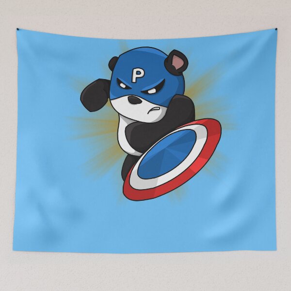 Item preview, Captain Panda - The First Panda Avenger designed and sold by mrkyleyeomans.