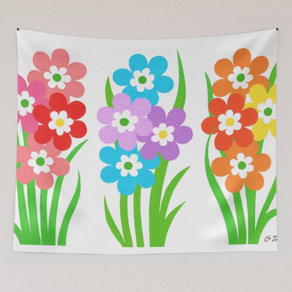 Item preview, FLOWERY THREESOME designed and sold by RainbowArt.