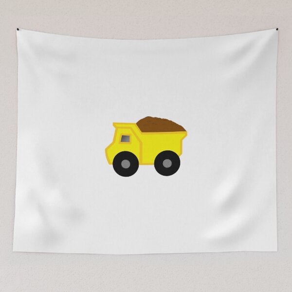 Item preview, Yellow Dump Truck designed and sold by BeachBumFamily.