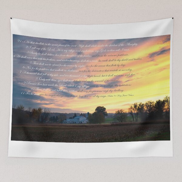 Artikelvorschau, Psalm 91 Sonnenuntergang Christian entworfen und verkauft von KellyHeaton.