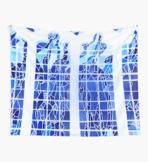 Tela decorativa Blue Ice Stained Glass