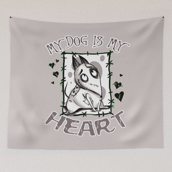 Item preview, My Dog is my Heart designed and sold by tonksiford.
