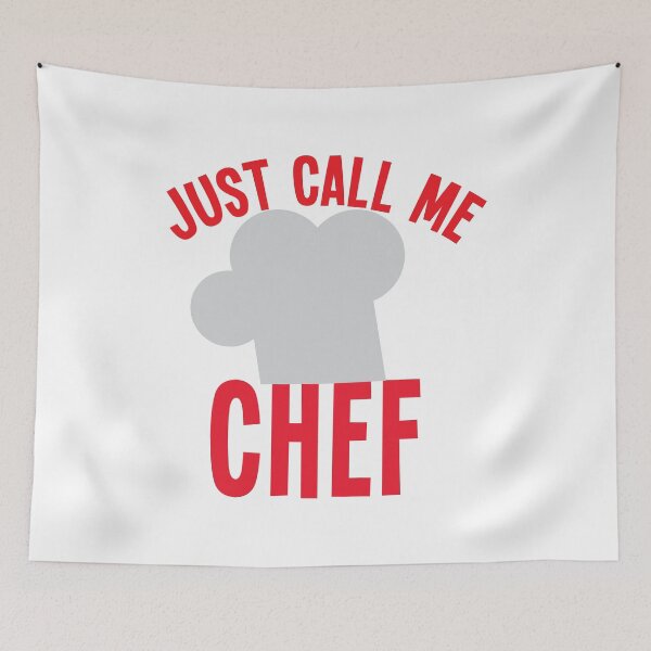 Item preview, Just call me CHEF (with cooks hat) designed and sold by jazzydevil.