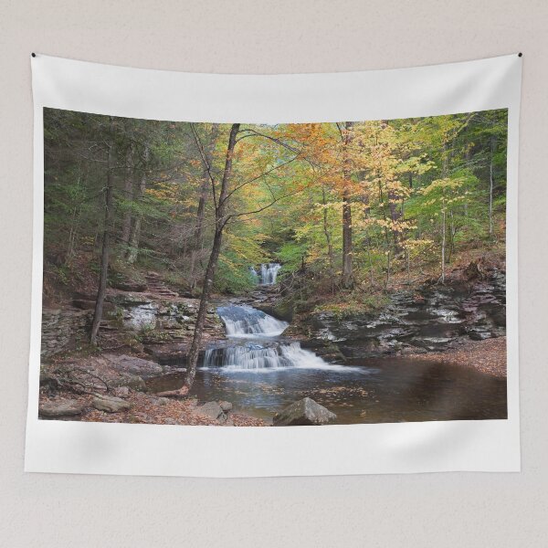 Item preview, Fall Leaves Meet Waters Meet Point designed and sold by Gene Walls.