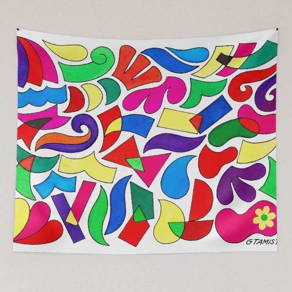 Item preview, FREE FORMATION IN ECOLINE designed and sold by RainbowArt.