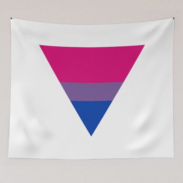Item preview, Bisexual triangle flag designed and sold by Margotte.