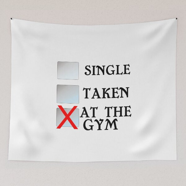 Item preview, SINGLE TAKEN AT THE GYM designed and sold by Divertions.