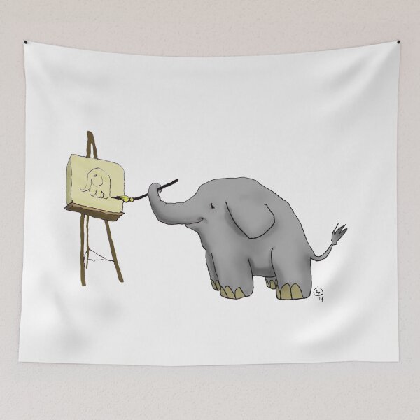 Item preview, Elephant Drawing designed and sold by Dan Paul Roberts.