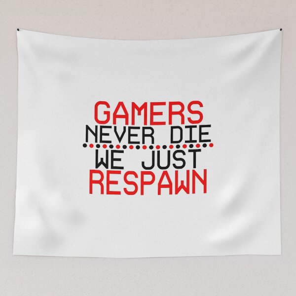 Item preview, Gamers Respawn designed and sold by FireFoxxy.