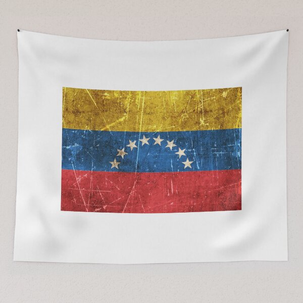 Item preview, Vintage Aged and Scratched Venezuelan Flag designed and sold by JeffBartels.
