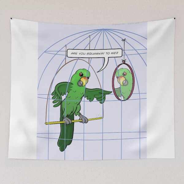 Item preview, Parrot Cage Fight designed and sold by Thingsesque.