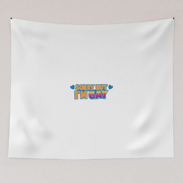 Item preview, Sorry but I'm GAY! (with awesome rainbow) designed and sold by jazzydevil.