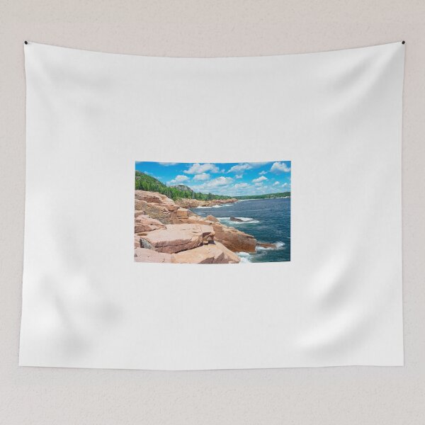Item preview, Rocky Summer Seascape Acadia National Park  designed and sold by KWJphotoart.