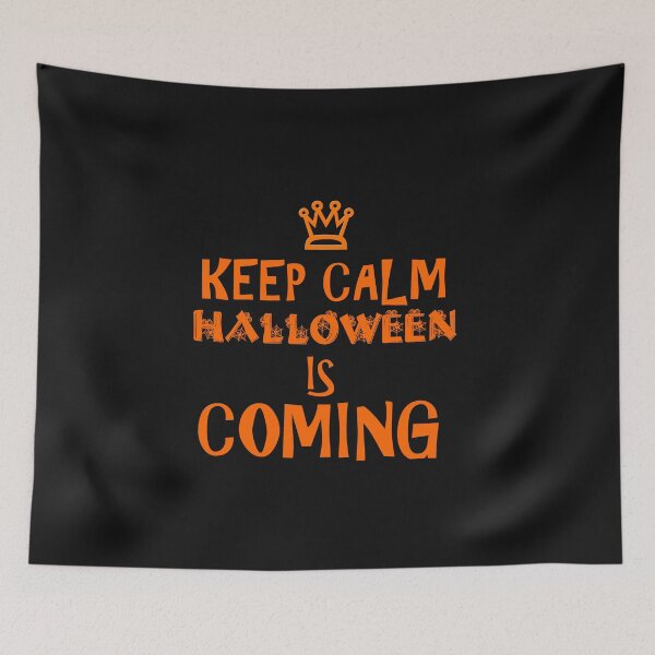 Item preview, KEEP CALM HALLOWEEN IS COMING designed and sold by Divertions.