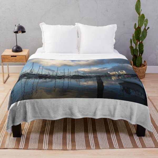 Item preview, Spectacular Storm Light - Tropical Skies Over Ala Wai Harbor in Honolulu, Hawaii designed and sold by Georgia Mizuleva.
