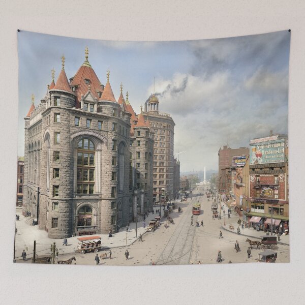 Item preview, Niagara Street, Buffalo, 1908 designed and sold by Sanna Dullaway.