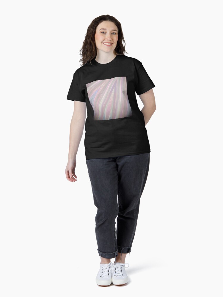 Thumbnail 4 of 7, Classic T-Shirt, Pastelito - Ombre Pastel Colors Abstract Art designed and sold by OneDayArt.