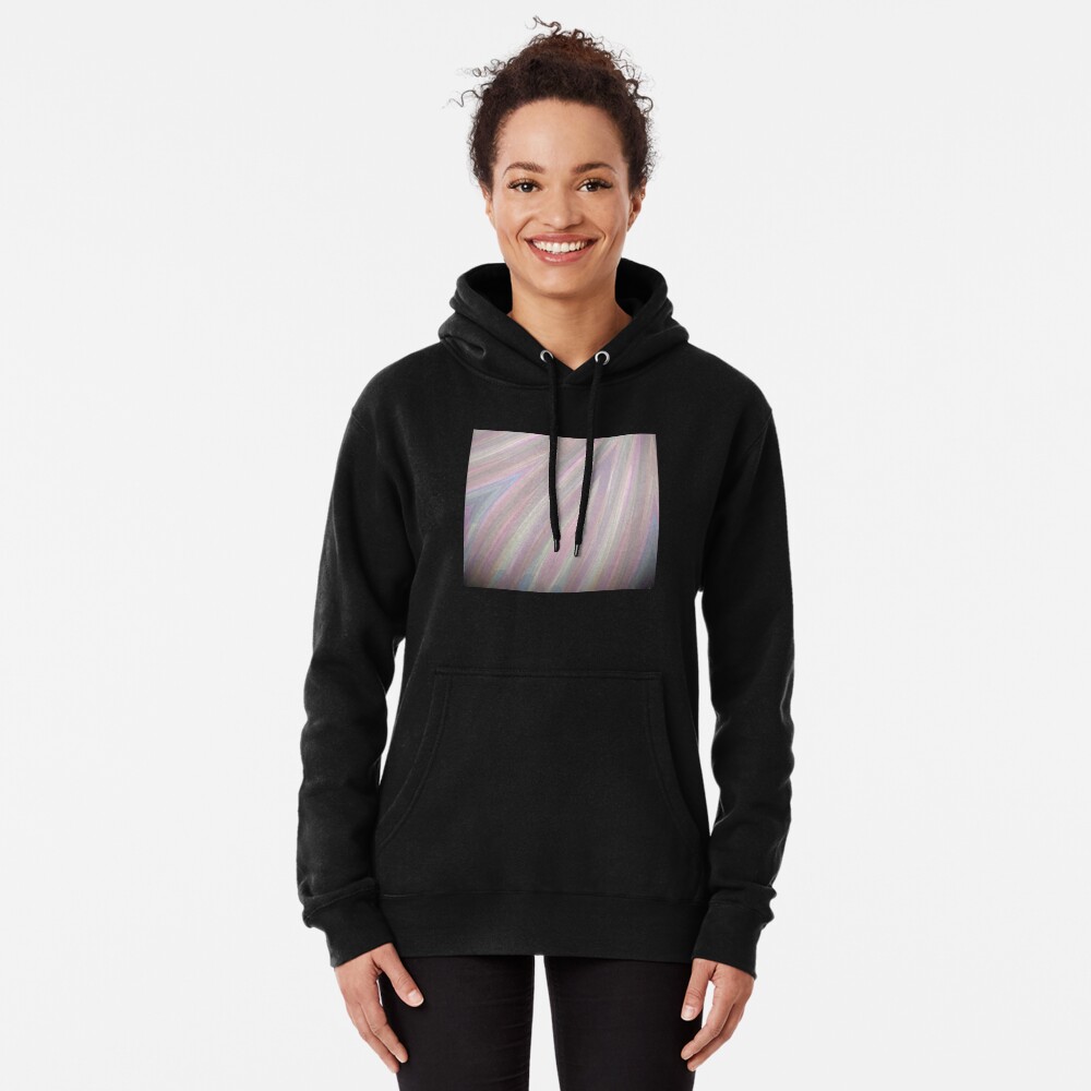 Pastelito - Ombre Pastel Colors Abstract Art Pullover Hoodie