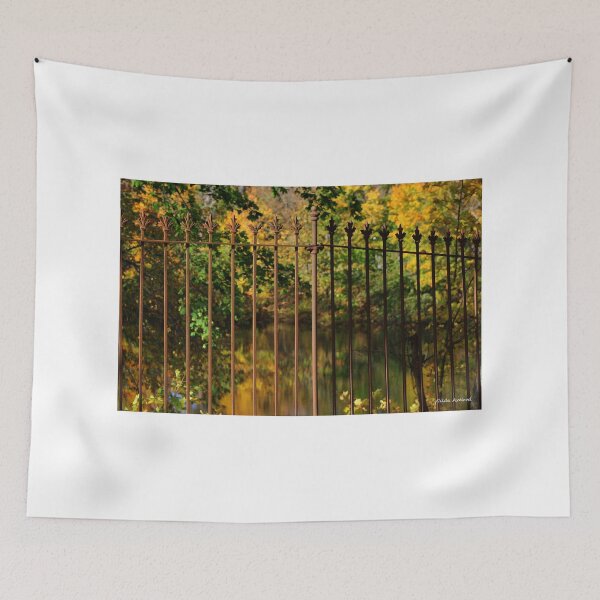Item preview, Autumn Reflections Through the Fence designed and sold by Gilda Axelrod.