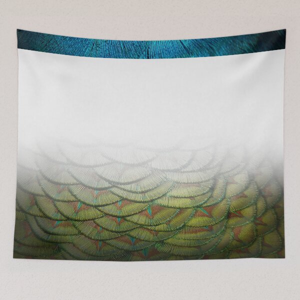 Item preview, Peacock Duvet (panel gradient) designed and sold by BadBehaviour.