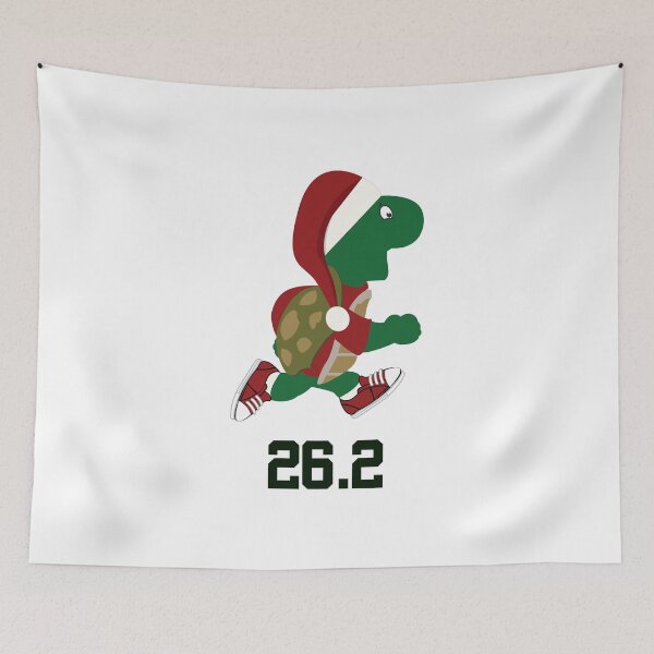 Item preview, Santa Turtle Runner 26.2 designed and sold by Hedgie Designs.