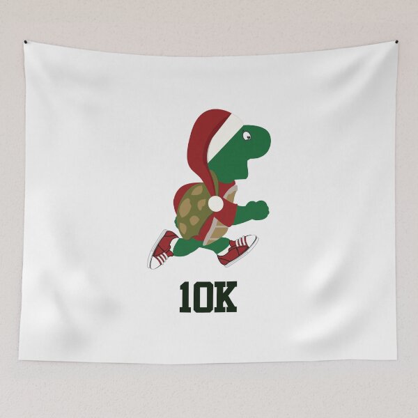Item preview, Santa Turtle Runner 10K designed and sold by Hedgie Designs.